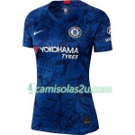 Camisolas de Futebol Chelsea Mulher Equipamento Principal 2019/20 Manga Curta